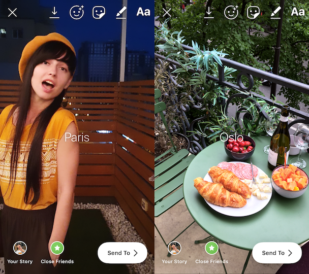 Instagram Story filters Paris and Oslo Instagram Story filters Paris and Oslo
